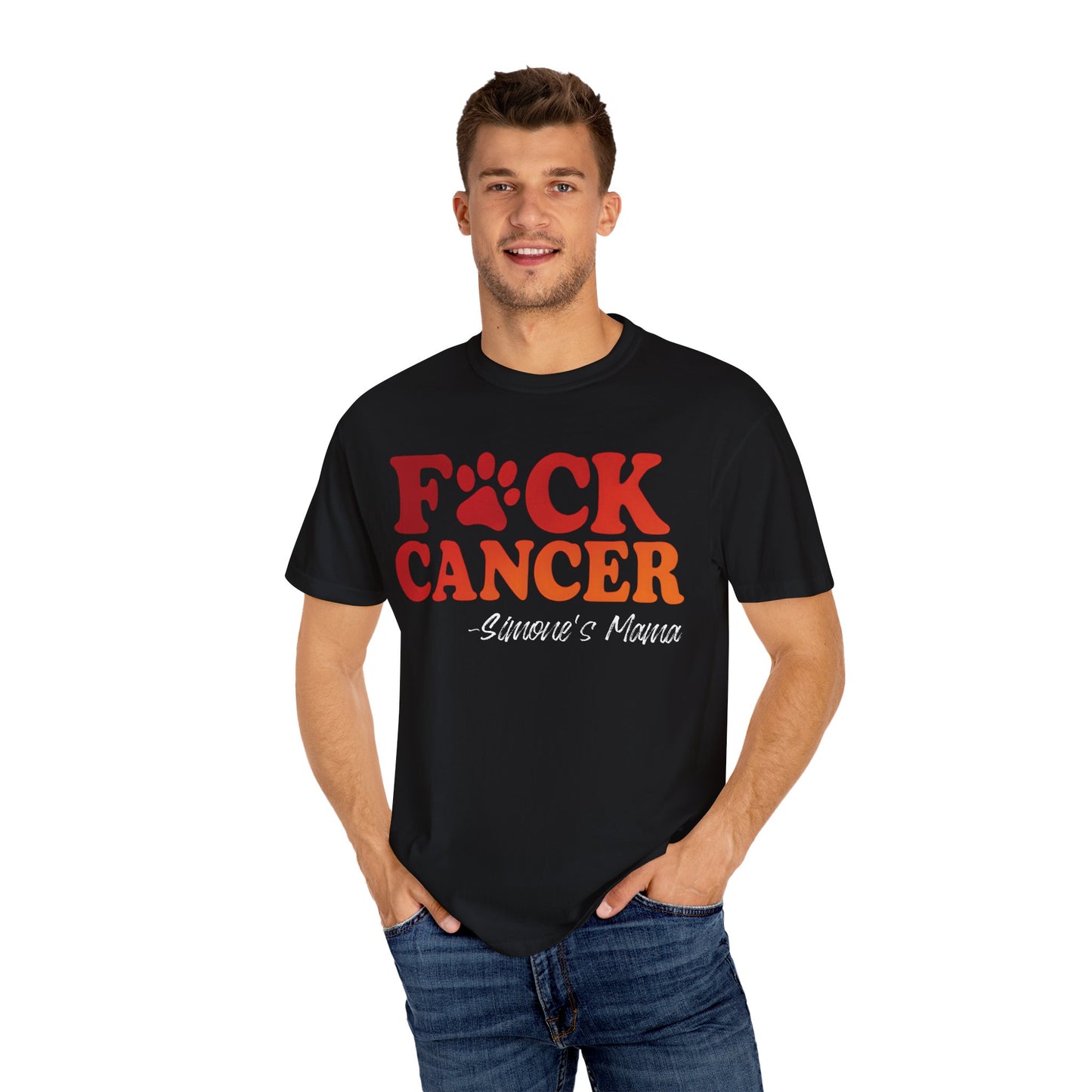 F*CK Cancer Flame T-shirt - Personalized Memorial Shirt for Your Loved Ones