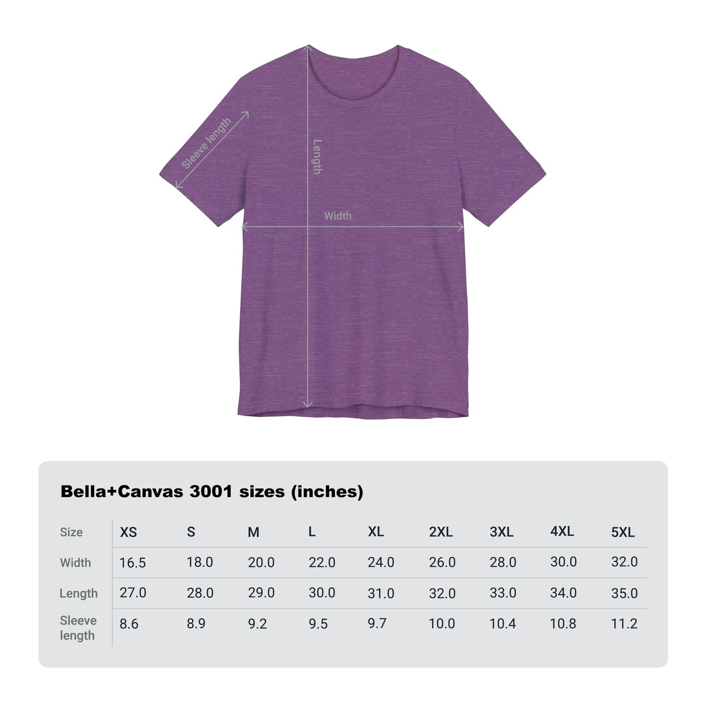 Lilacs Watercolor Brushstoke Bella Canvas Tee