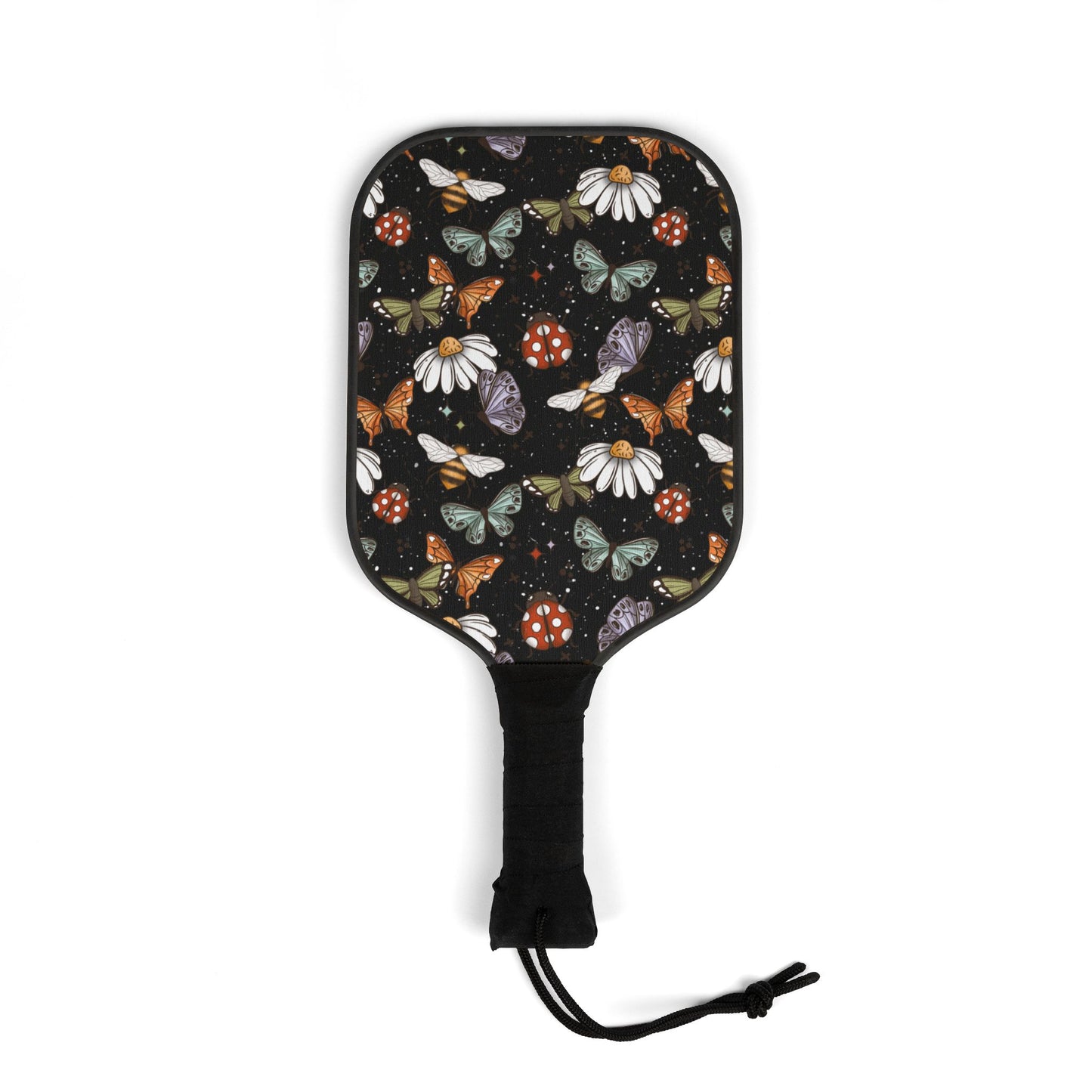 Butterflies Bees Ladybugs Pickleball Paddle Set with Balls
