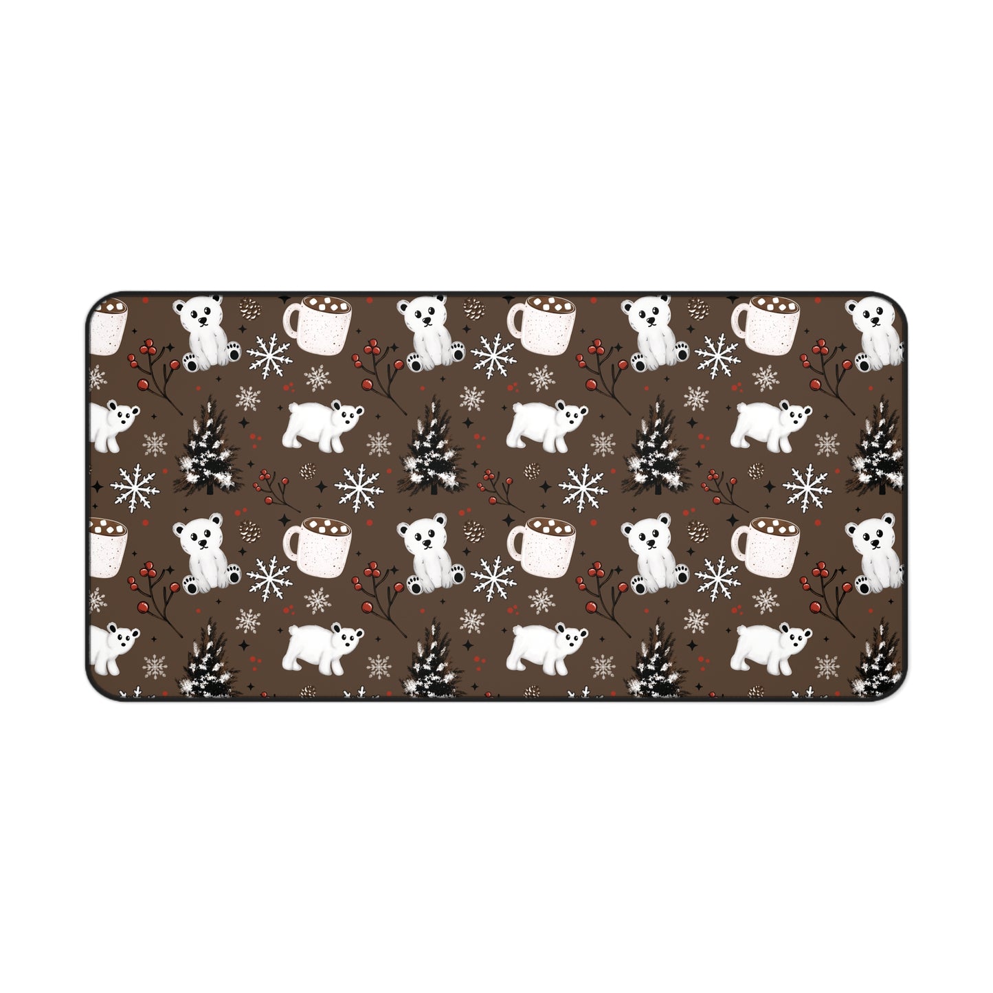 Hello Winter Desk Mat