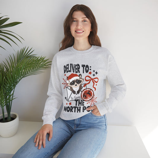 Deliver to the North Pole Crewneck Sweatshirt
