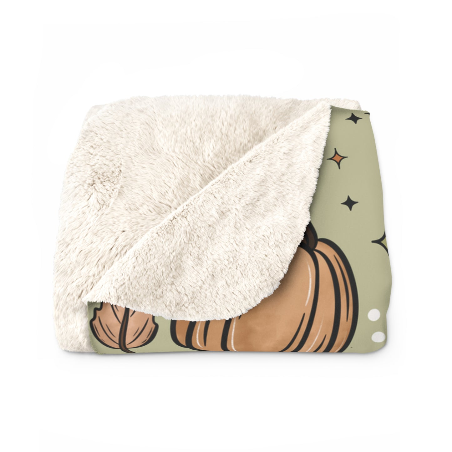 Hello Fall Sherpa Fleece Blanket