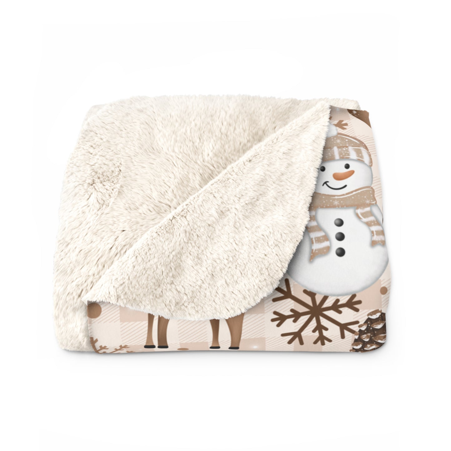 Winter Animals Sherpa Fleece Blanket