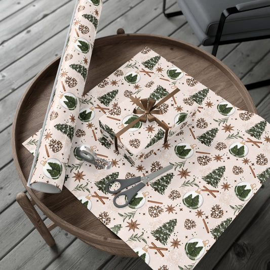 Cinnamon Trees Gift Wrap Papers