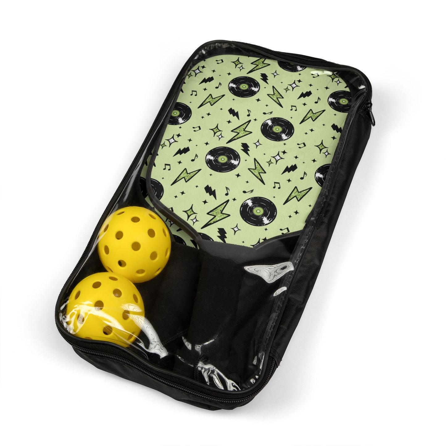 Music Vibes Pickleball Paddle Set with Balls