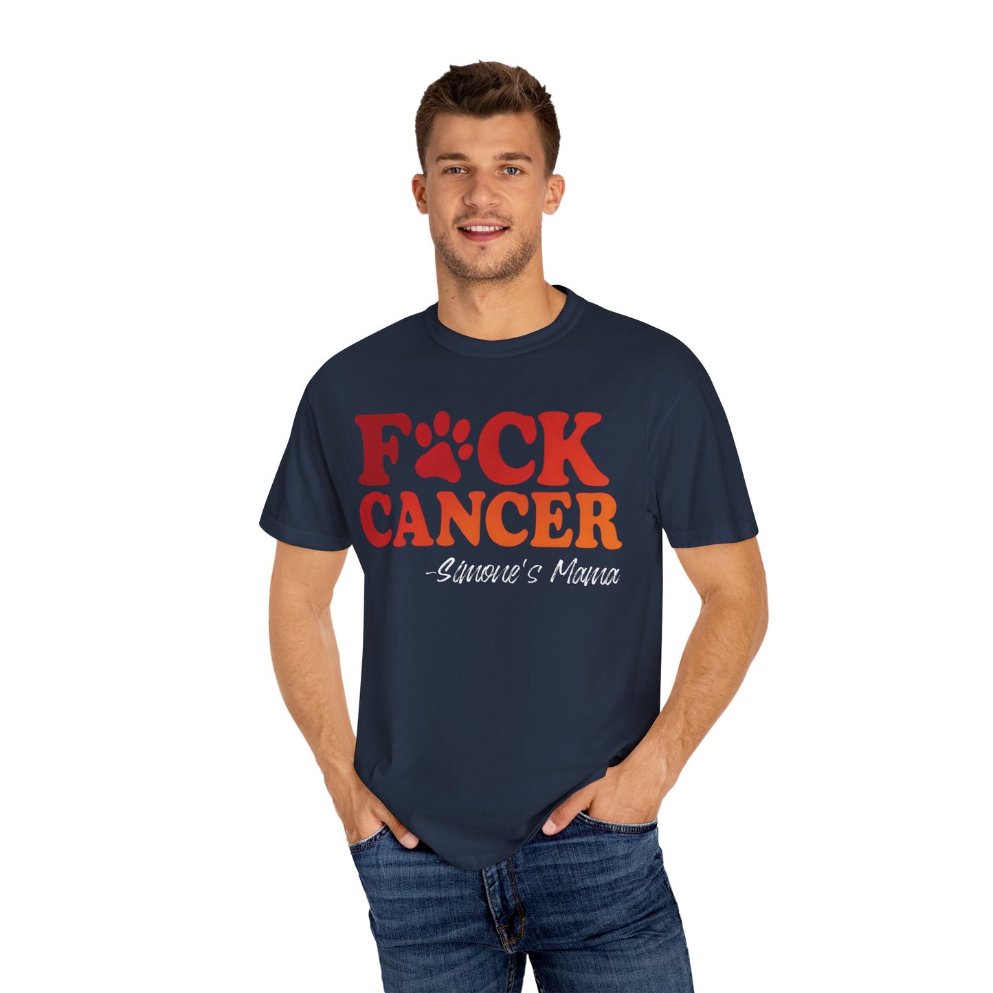 F*CK Cancer Flame T-shirt - Personalized Memorial Shirt for Your Loved Ones