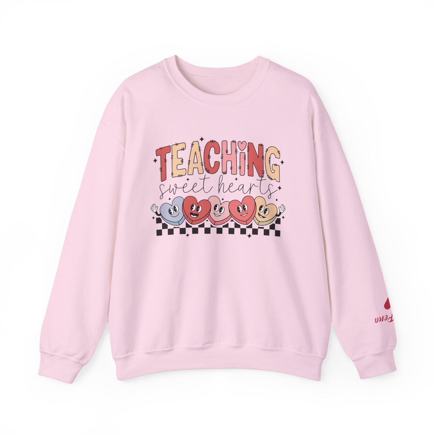 Custom Teaching Sweethearts Crewneck Sweatshirt