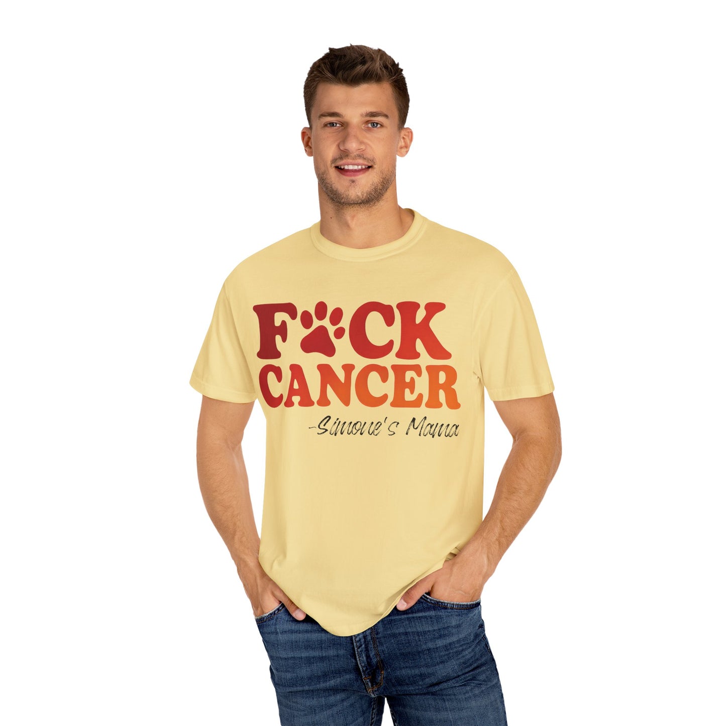 F*CK Cancer Flame T-shirt - Personalized Memorial Shirt for Your Loved Ones