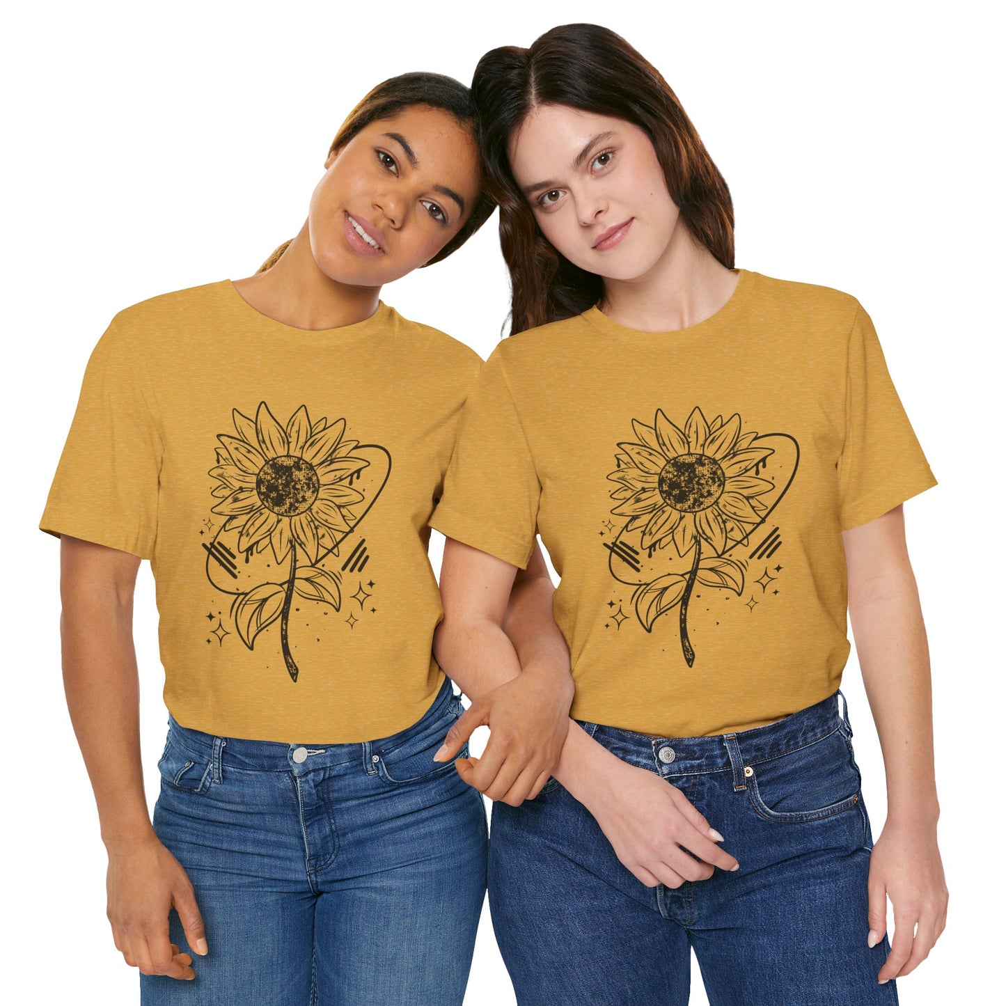 Sunflower Vibes Unisex Jersey Tee