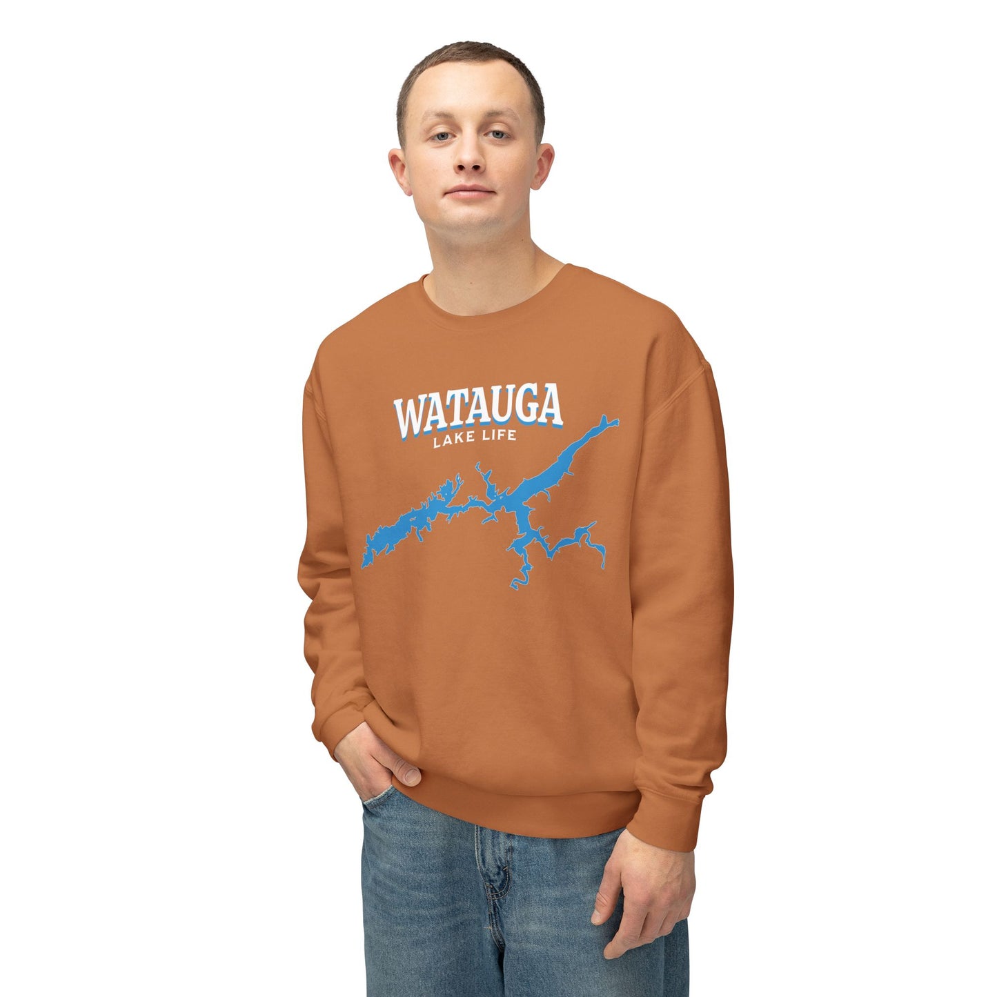 Watauga Lake Life Comfort Colors Crewneck