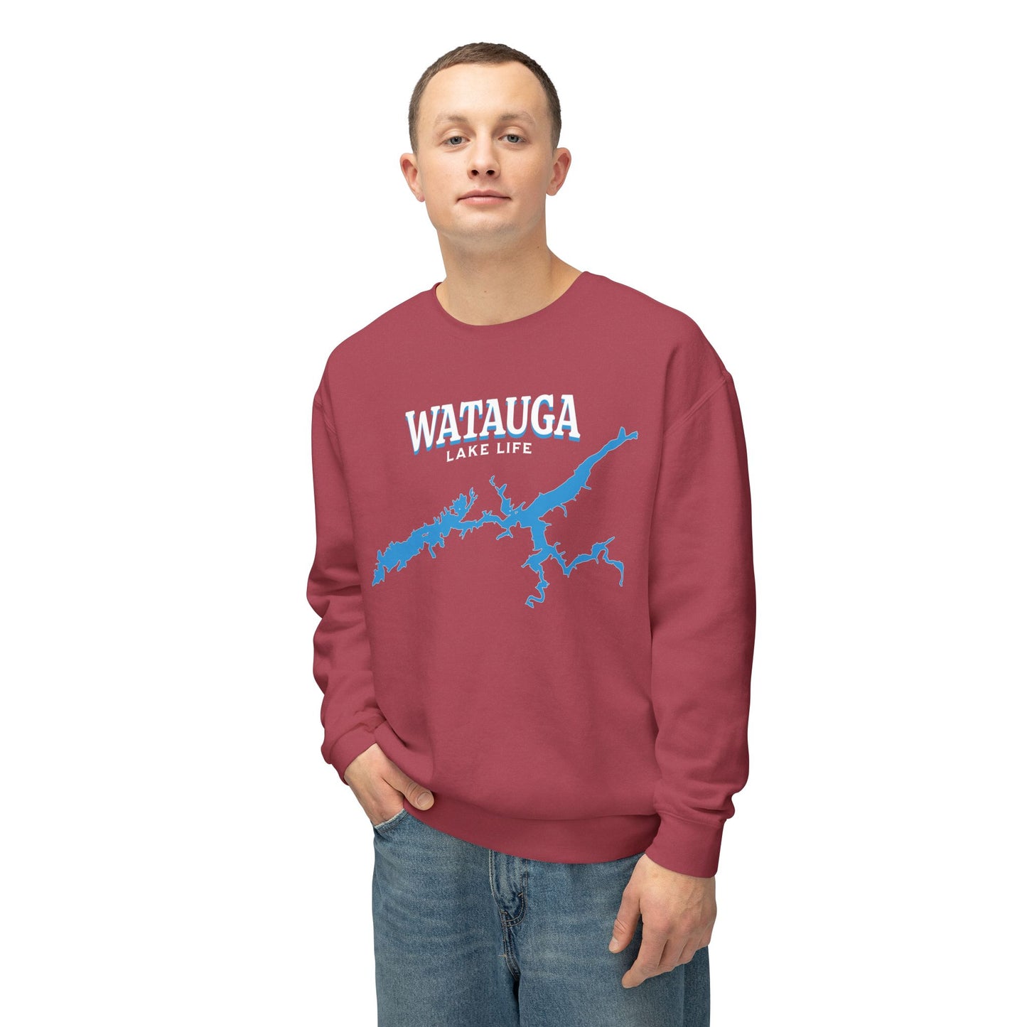 Watauga Lake Life Comfort Colors Crewneck