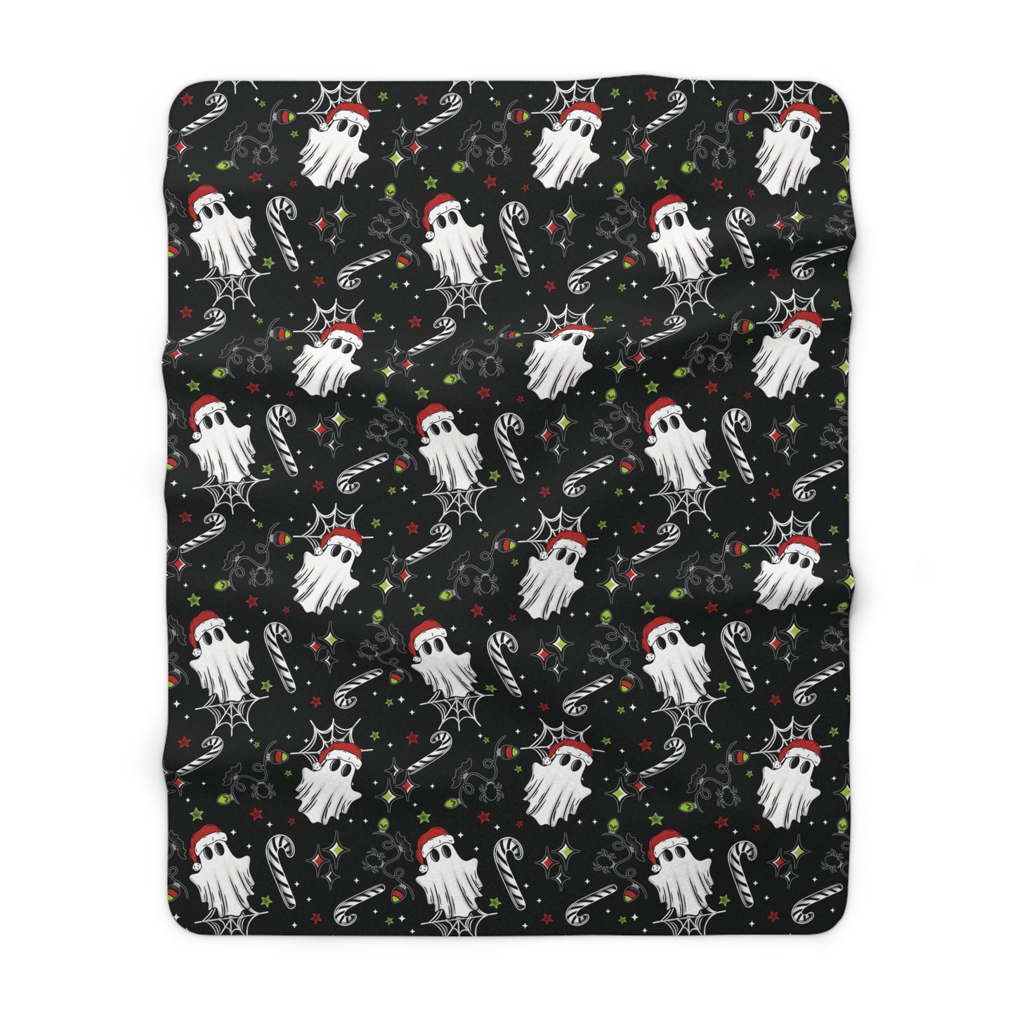 Creepmas Ghostie Sherpa Fleece Blanket