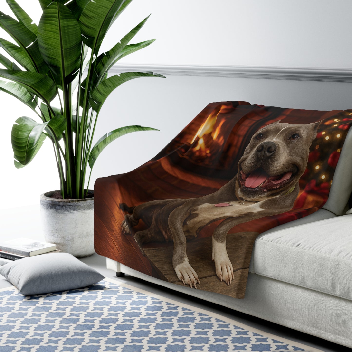 Custom Photo Sherpa Fleece Blanket