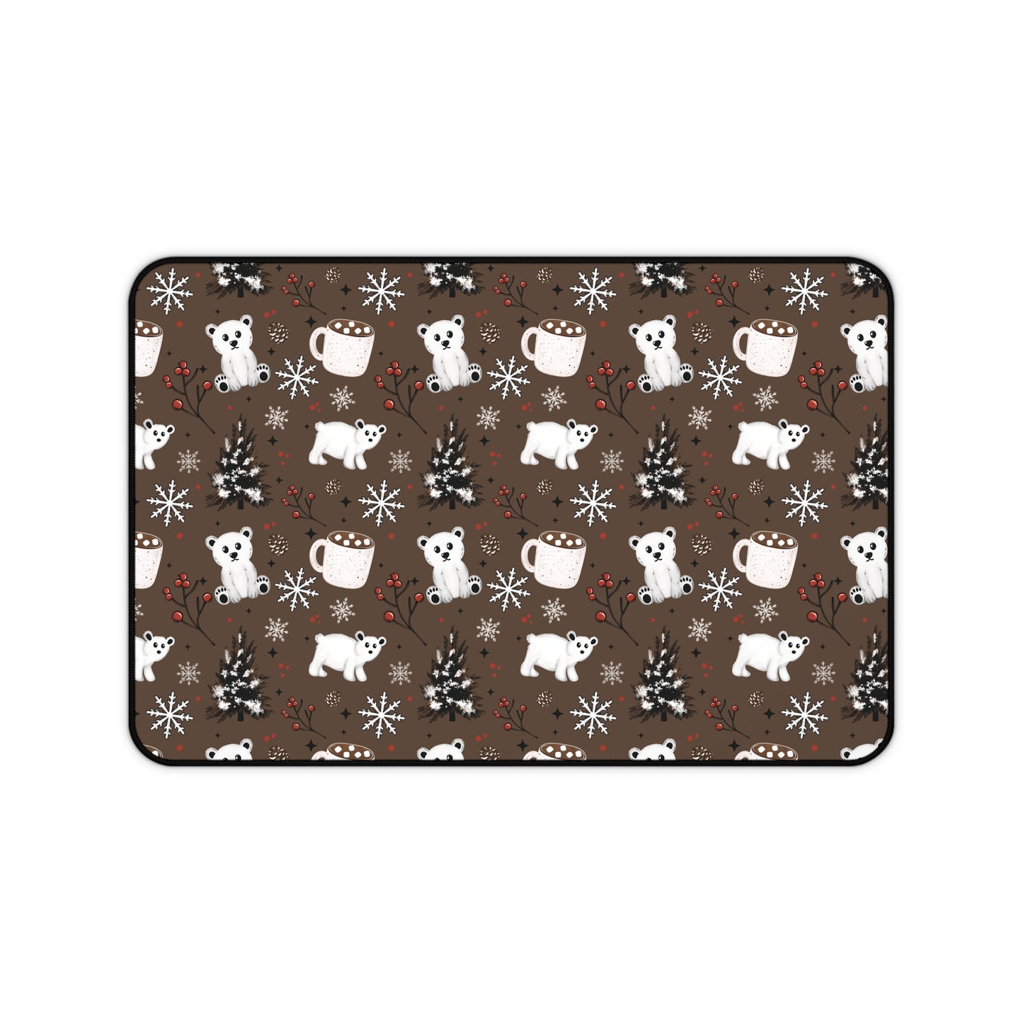 Hello Winter Desk Mat