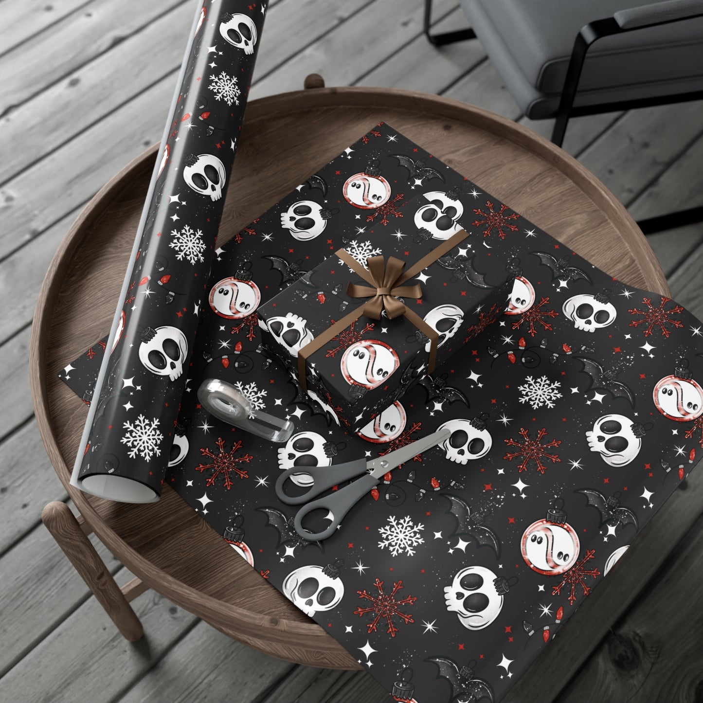 Creepmas Ornaments Gift Wrap Papers