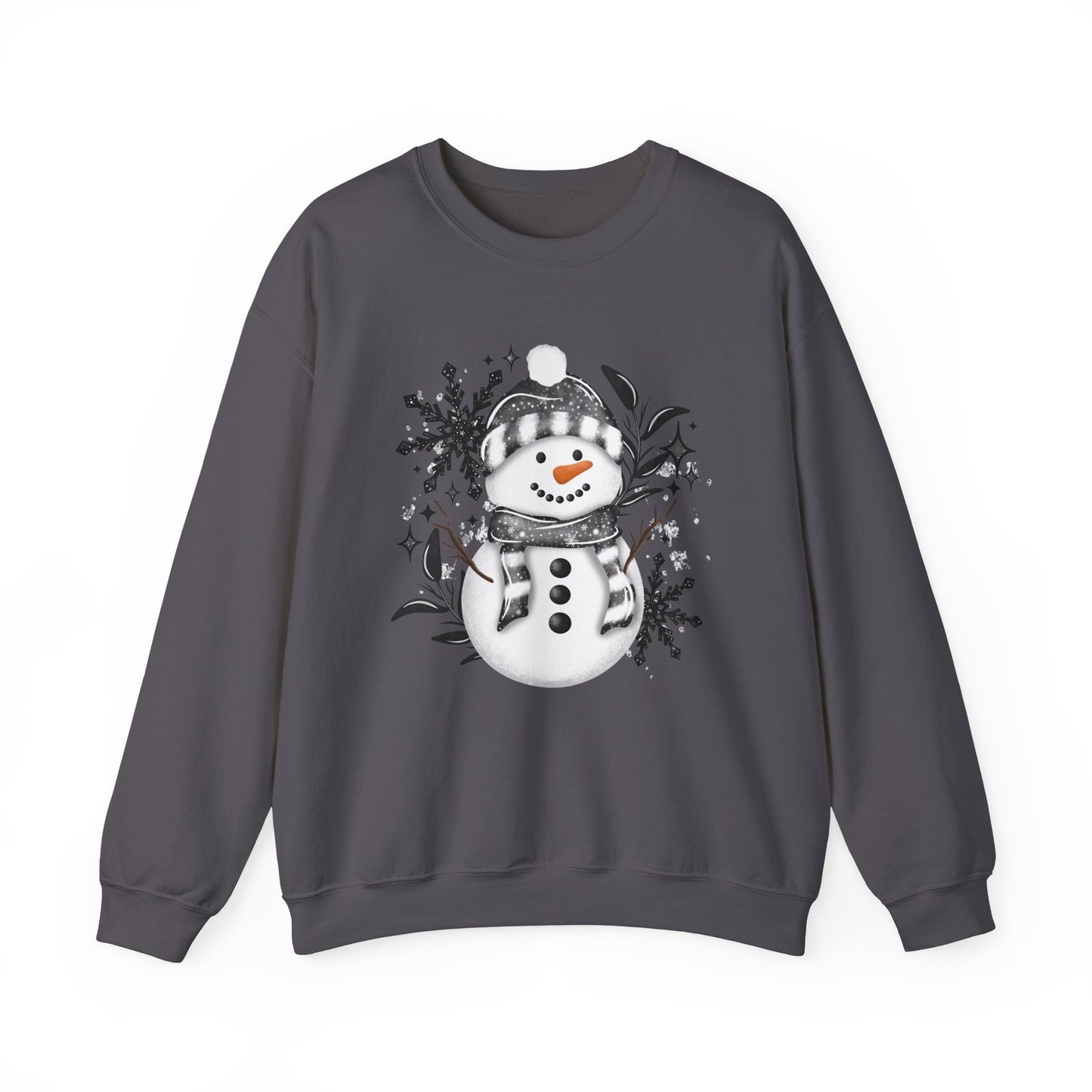 Snowman Soft Style Crewneck Sweatshirt