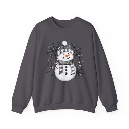 Snowman Soft Style Crewneck Sweatshirt