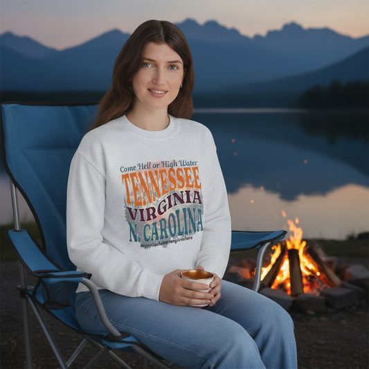 Crewneck Sweatshirt Appalachian Strong Support Victims of Hurricane Helene