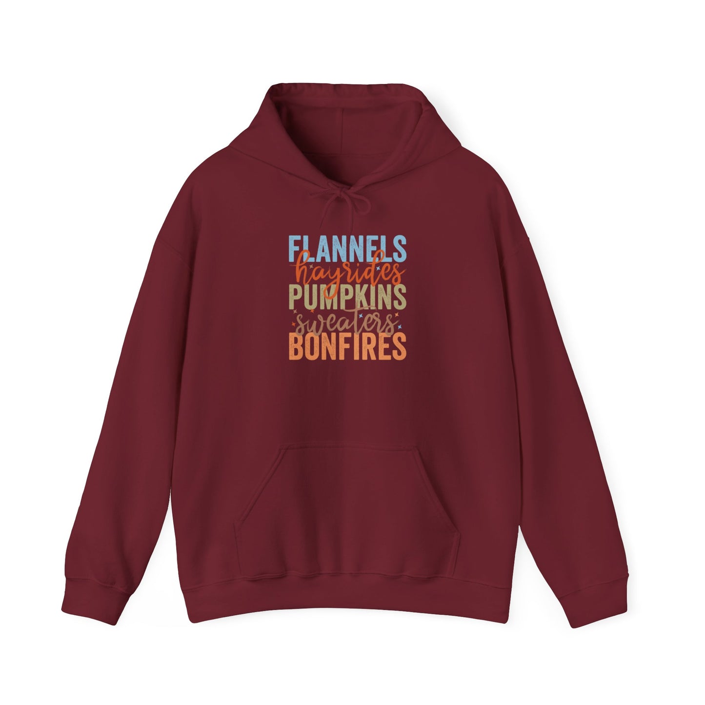 Fall Weather Hooded Sweatshirt