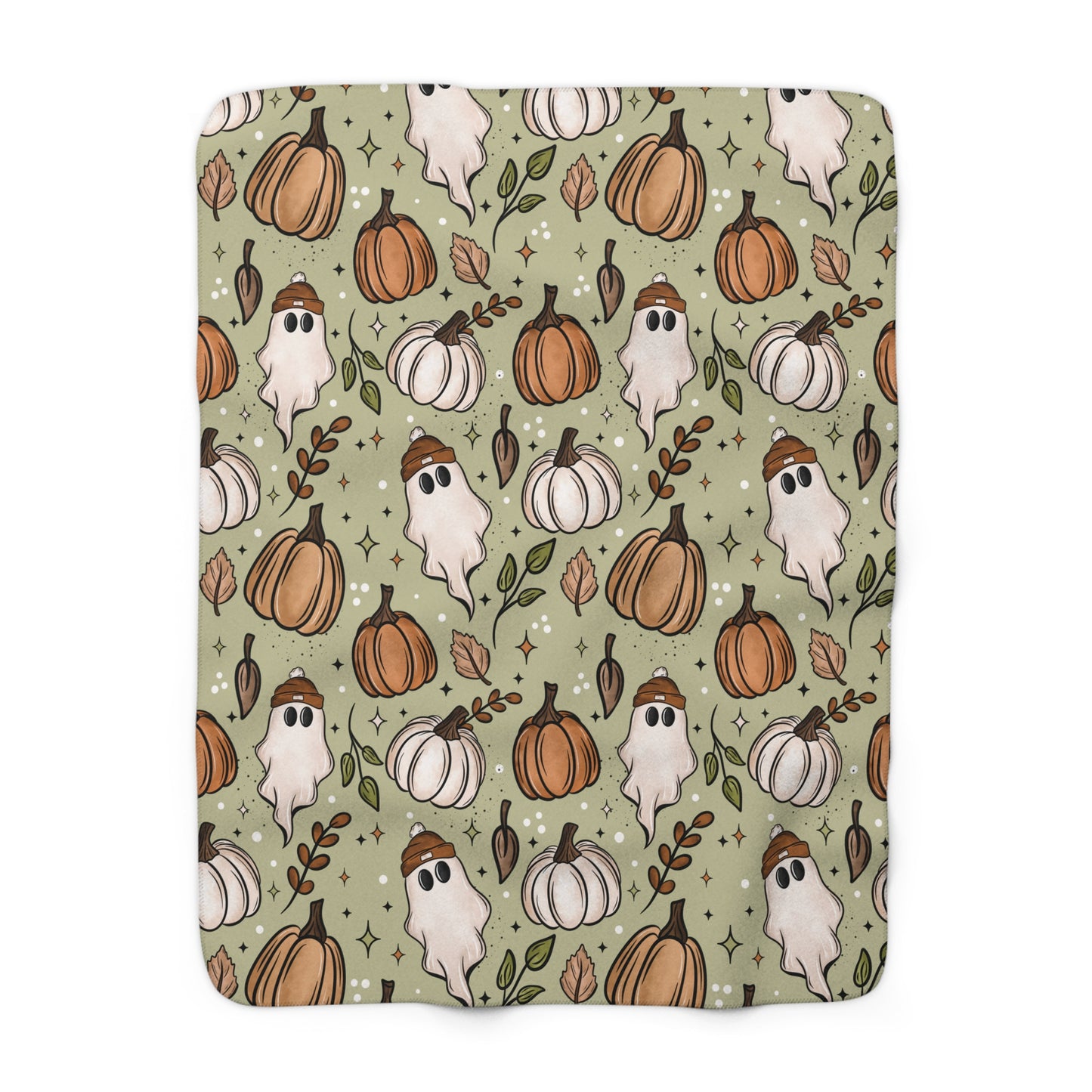 Hello Fall Sherpa Fleece Blanket