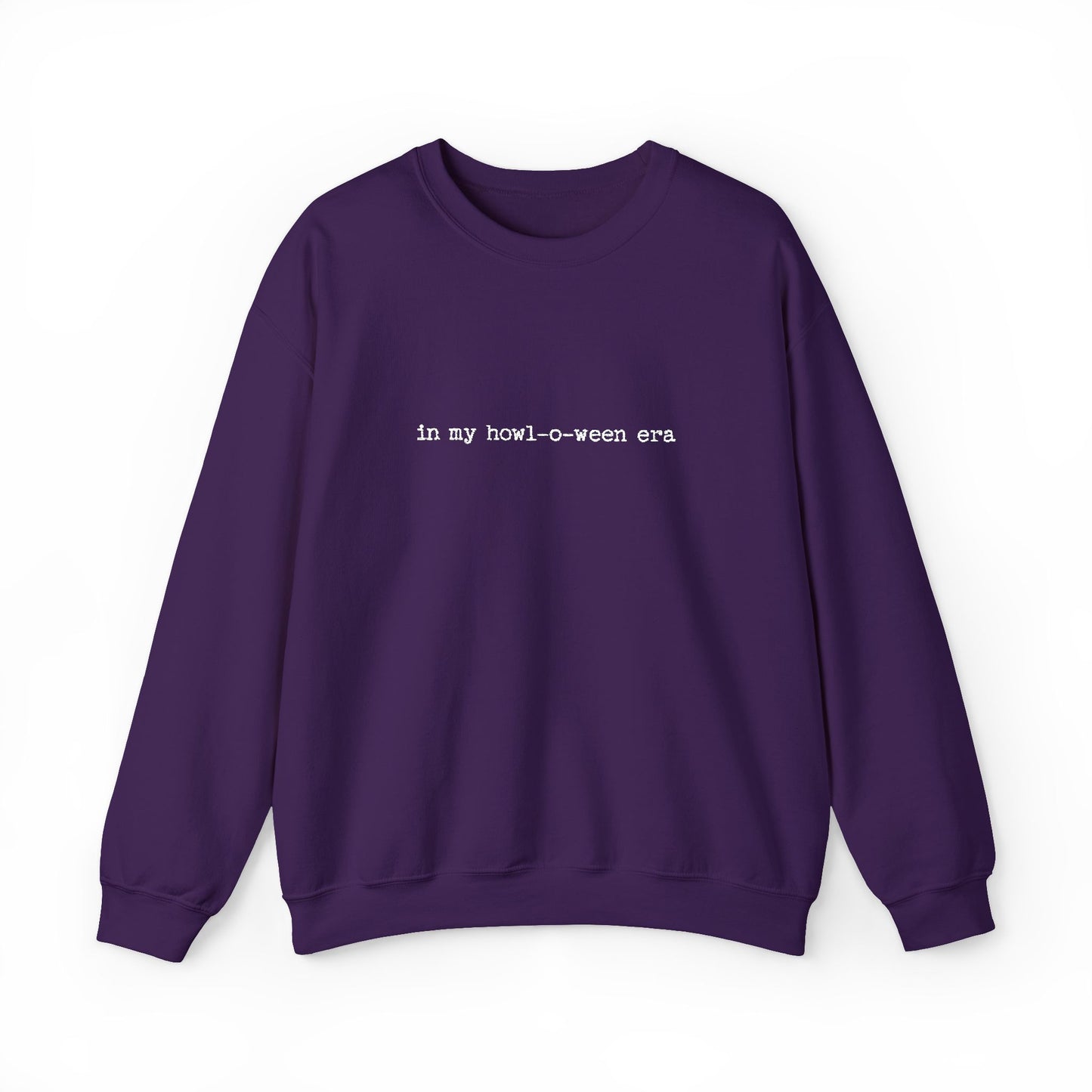 In My Howl-O-Ween Era - Unisex Heavy Blend™ Sweatshirt, Casual Wear, Gift for Him/Her, Halloween Fashion, Everyday Comfort, Embroidery
