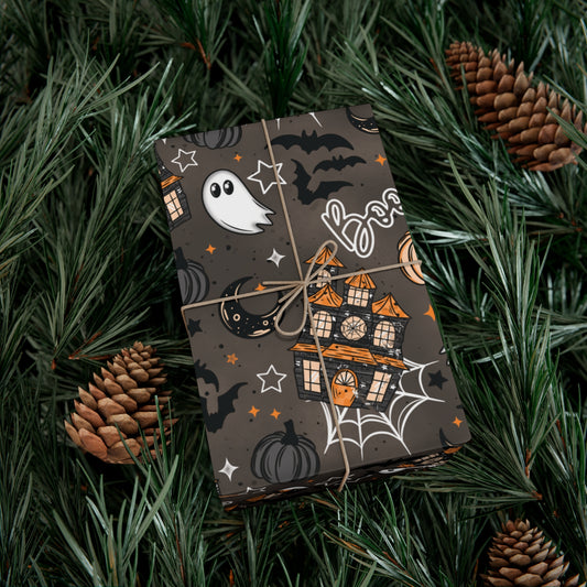 Haunted House Gift Wrap Papers
