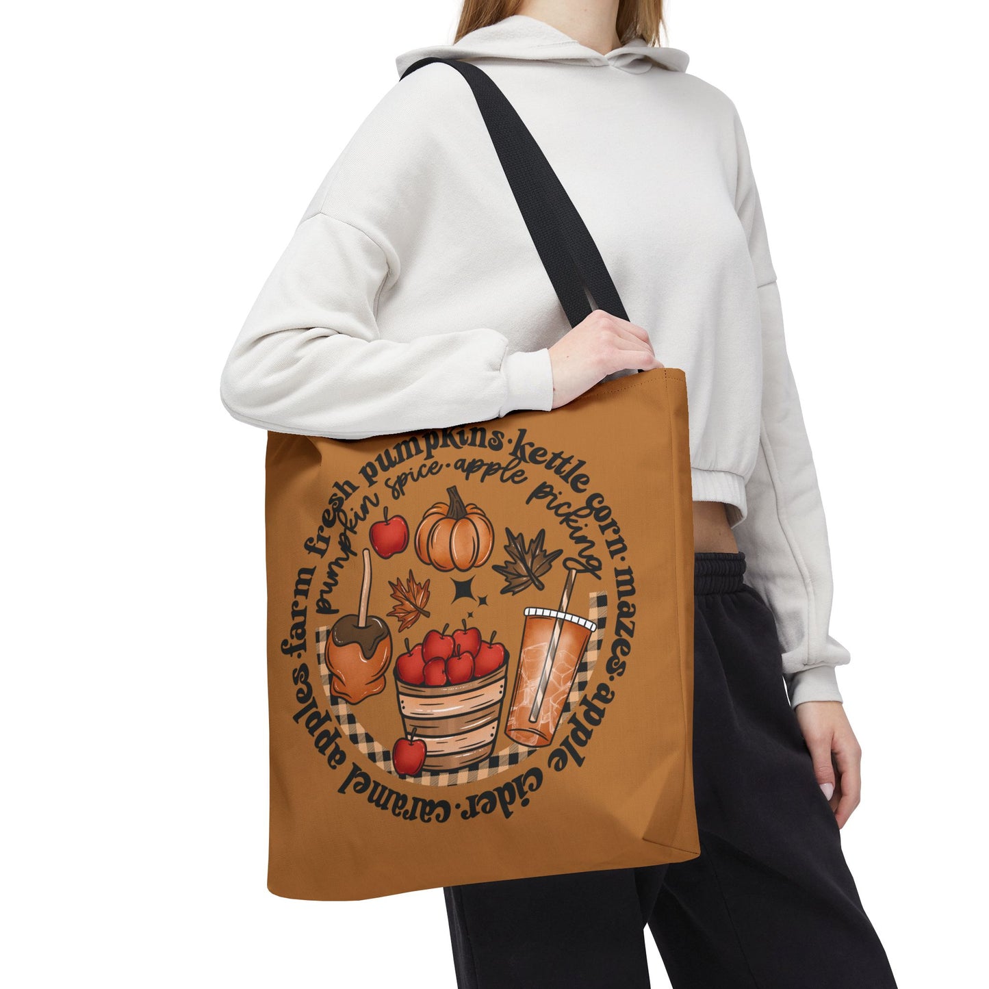 Fall Things Tote Bag | Fall Seasonal Tote, Apple Cider, Autumn Decor, Gift for Her