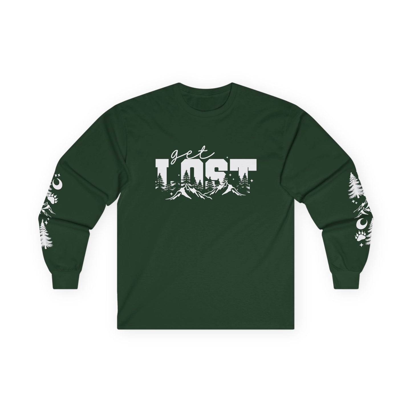 'Get Lost' Adventure-Inspiring Long Sleeve Tee