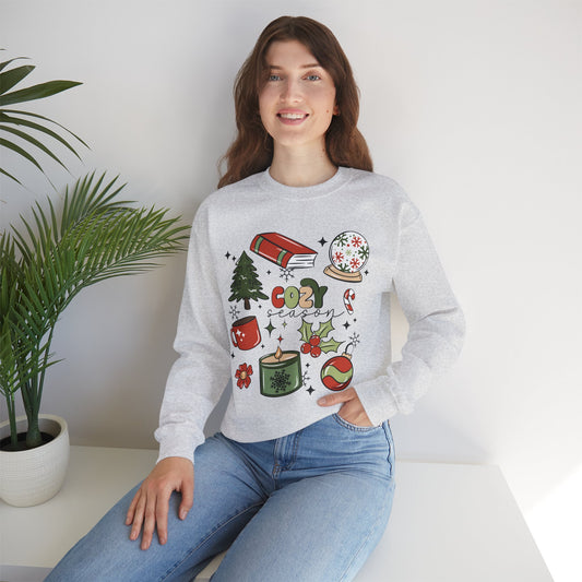 Cozy Season Collage / Crewneck Sweatshirt