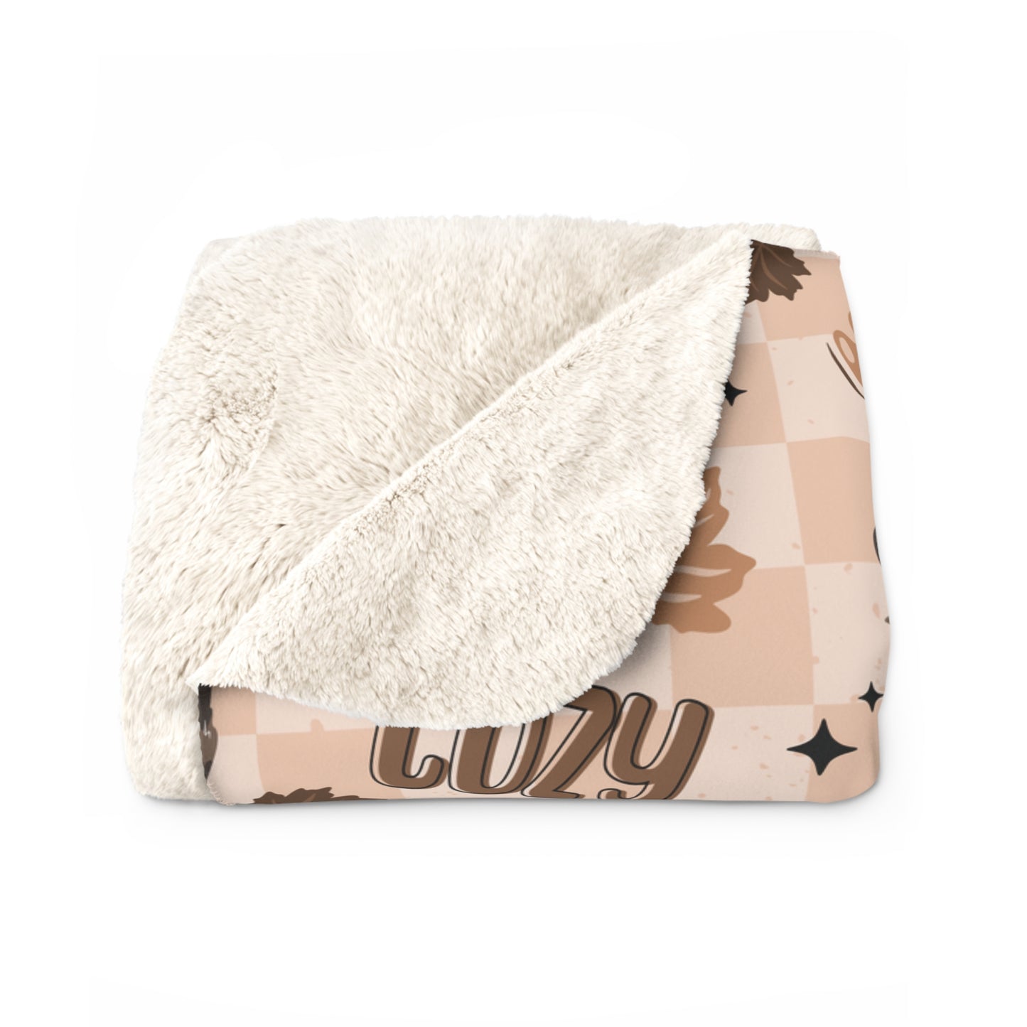 Cozy Raccoon Sherpa Fleece Blanket