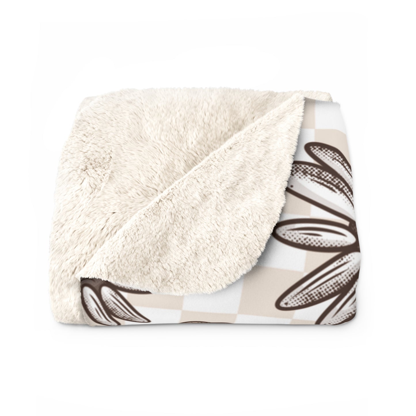 Fall Florals Sherpa Fleece Blanket