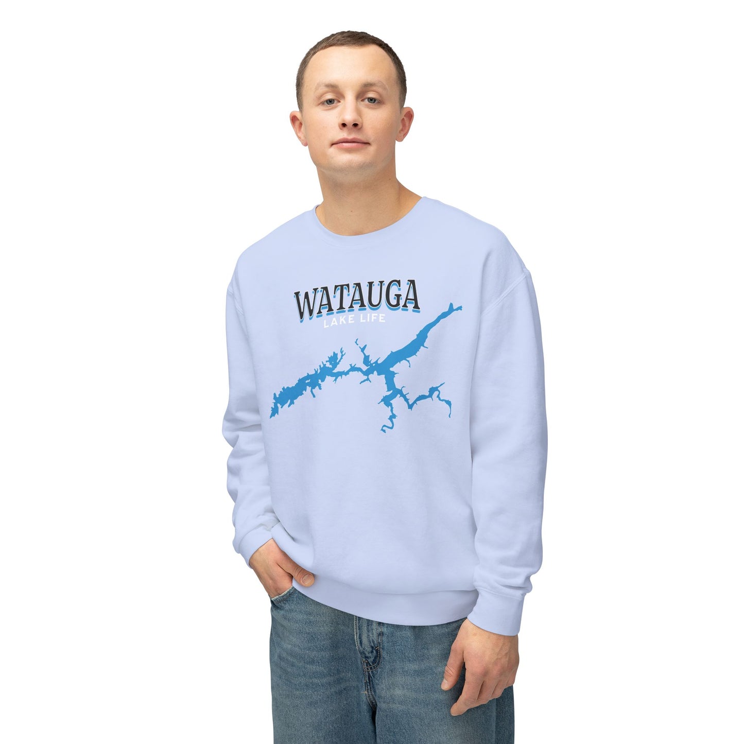 Watauga Lake Life Comfort Colors Crewneck
