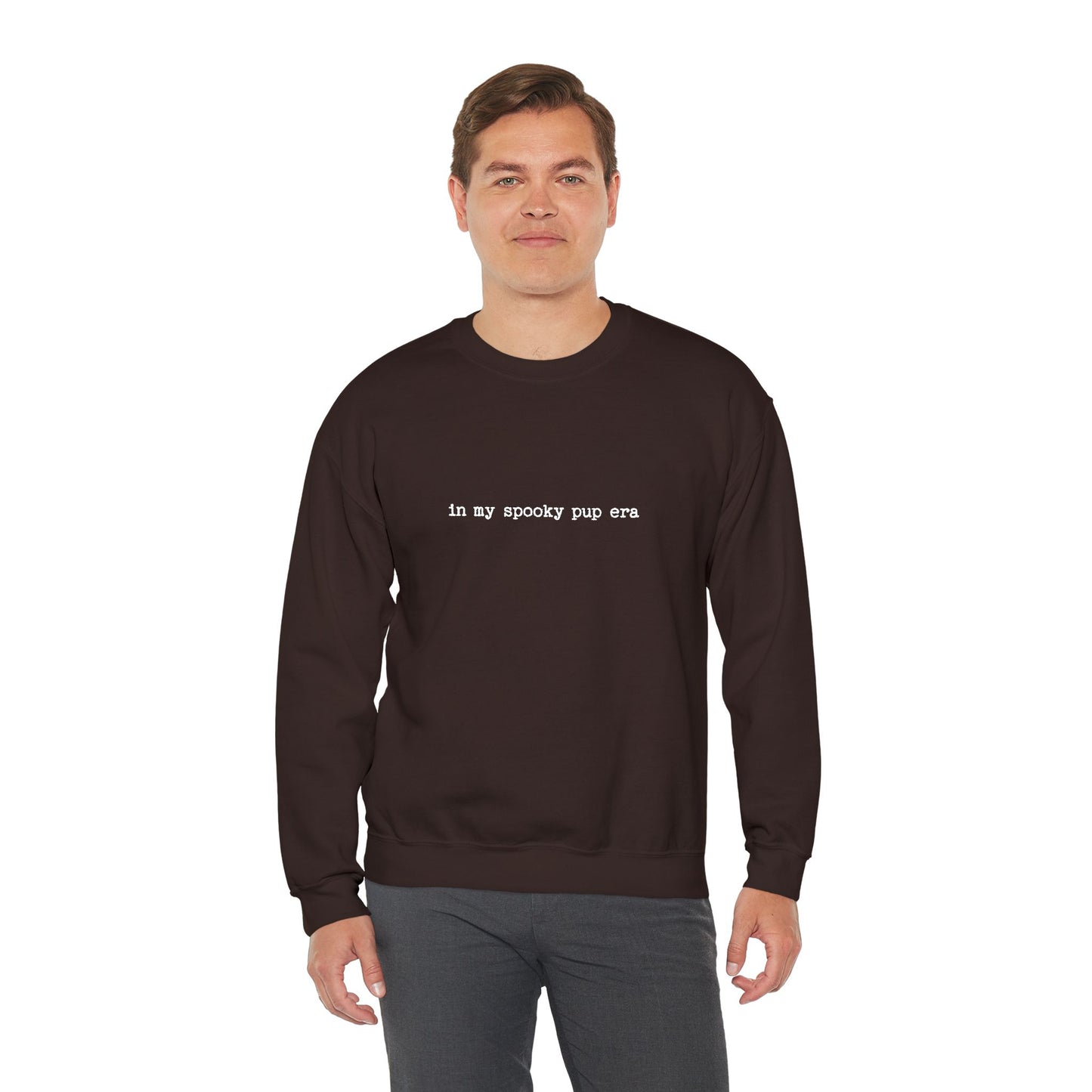 My Spooky Pup Era - Unisex Heavy Blend™ Sweatshirt, Casual Wear, Gift for Him/Her, Halloween Fashion, Everyday Comfort, Embroidery