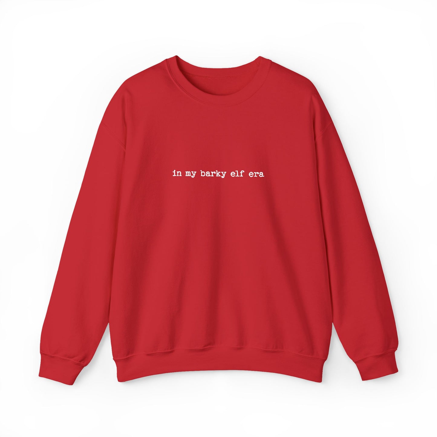 In My Barky Elf Era - Unisex Heavy Blend™ Sweatshirt, Casual Wear, Gift for Him/Her, Christmas Fashion, Everyday Comfort, Embroidery