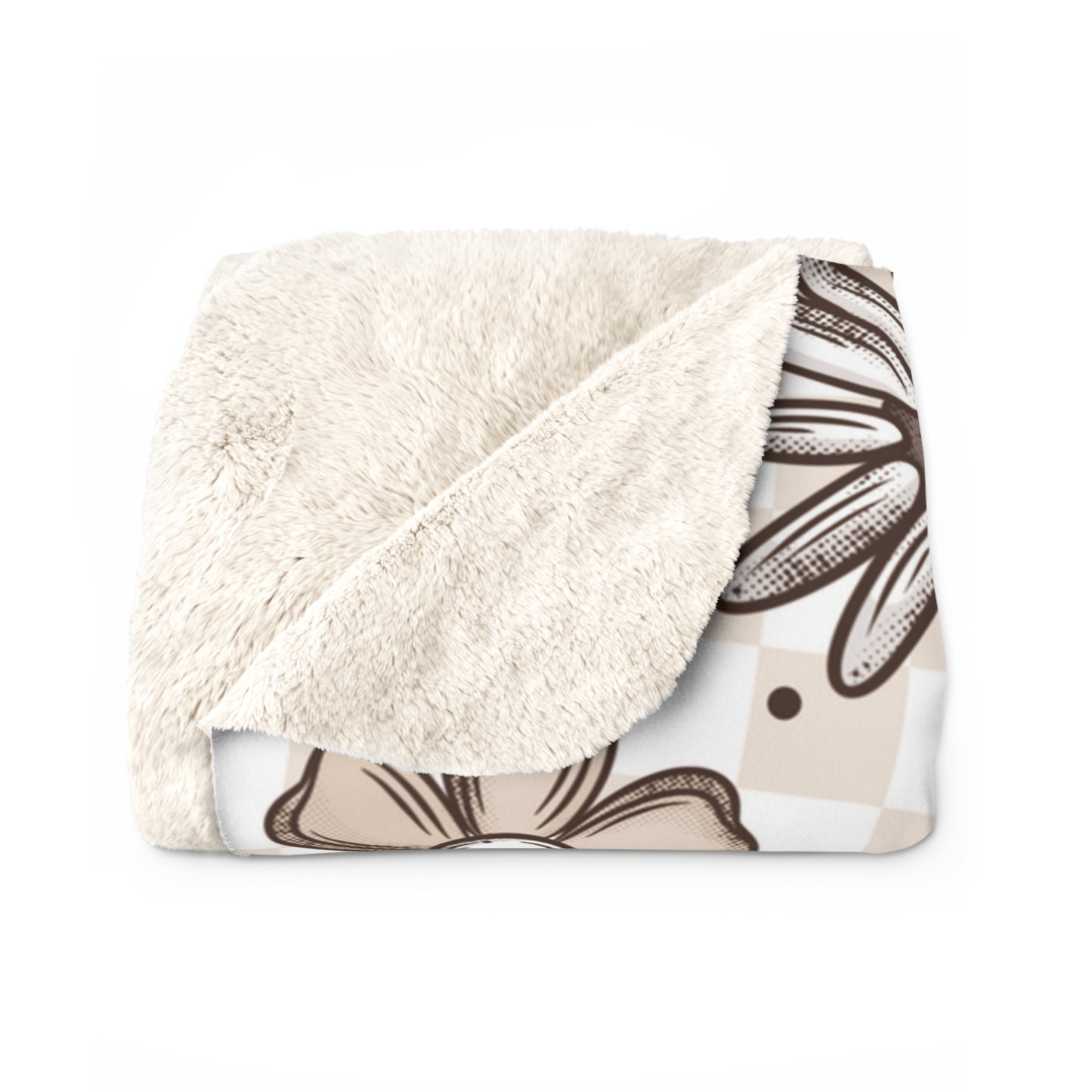 Fall Florals Sherpa Fleece Blanket