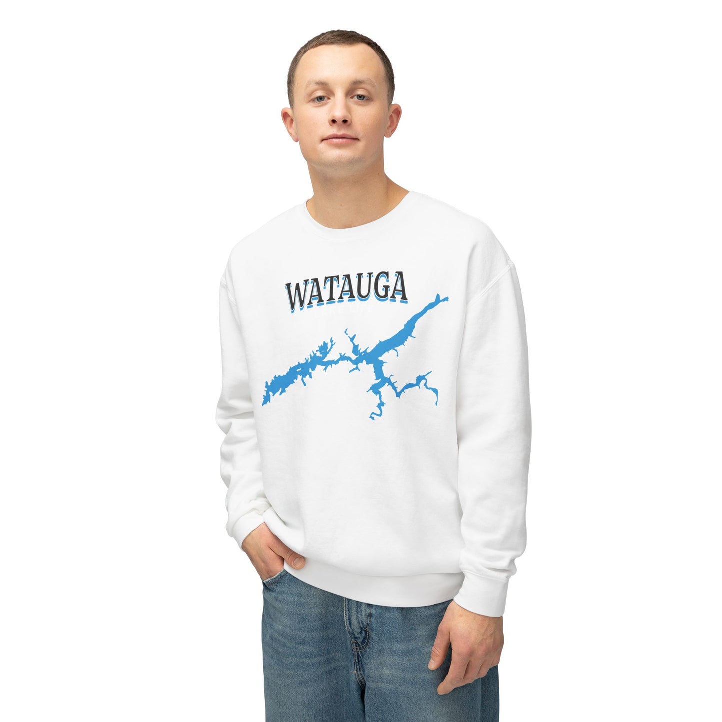Watauga Lake Life Comfort Colors Crewneck