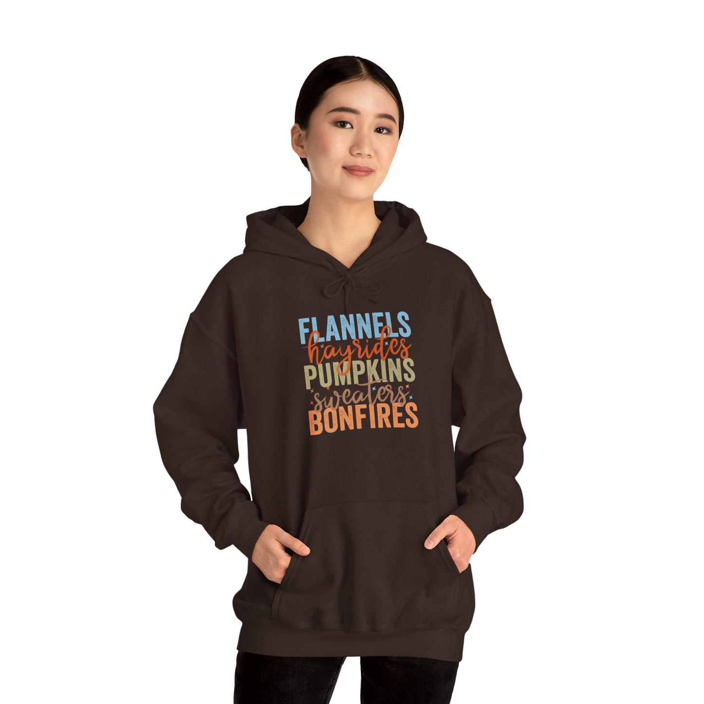Fall Weather Hooded Sweatshirt