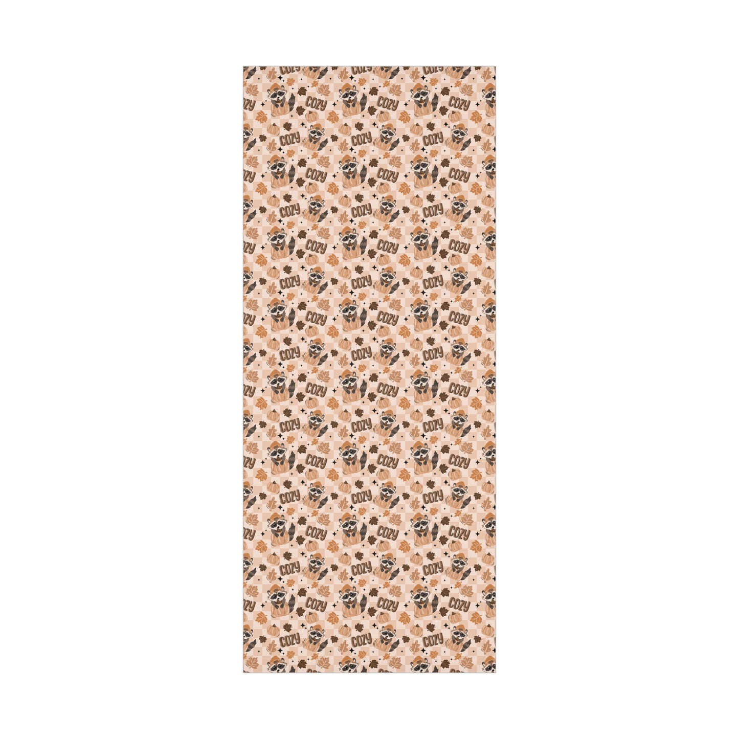 Cozy Weather Raccoons Gift Wrap Papers