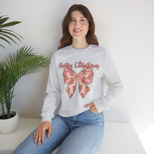 Merry Christmas Gingerbread Crewneck Sweatshirt