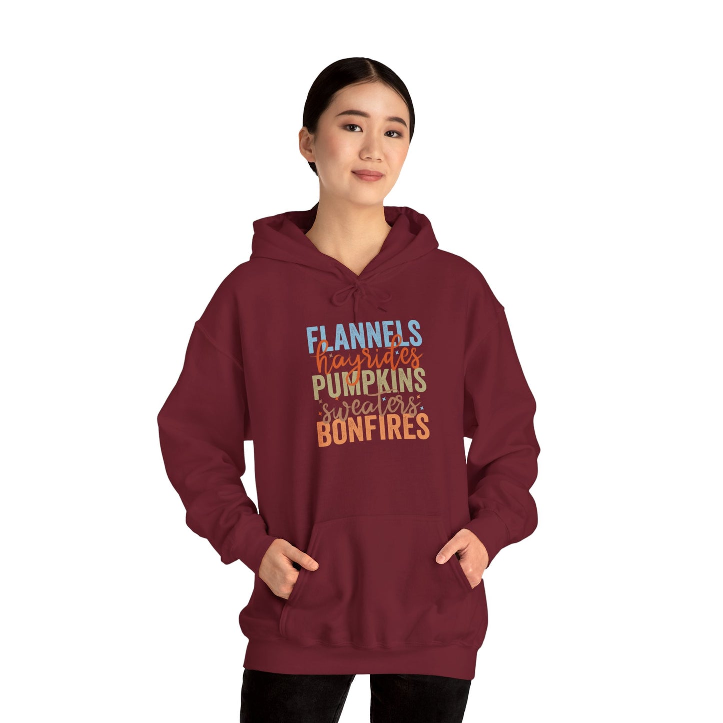 Fall Weather Hooded Sweatshirt