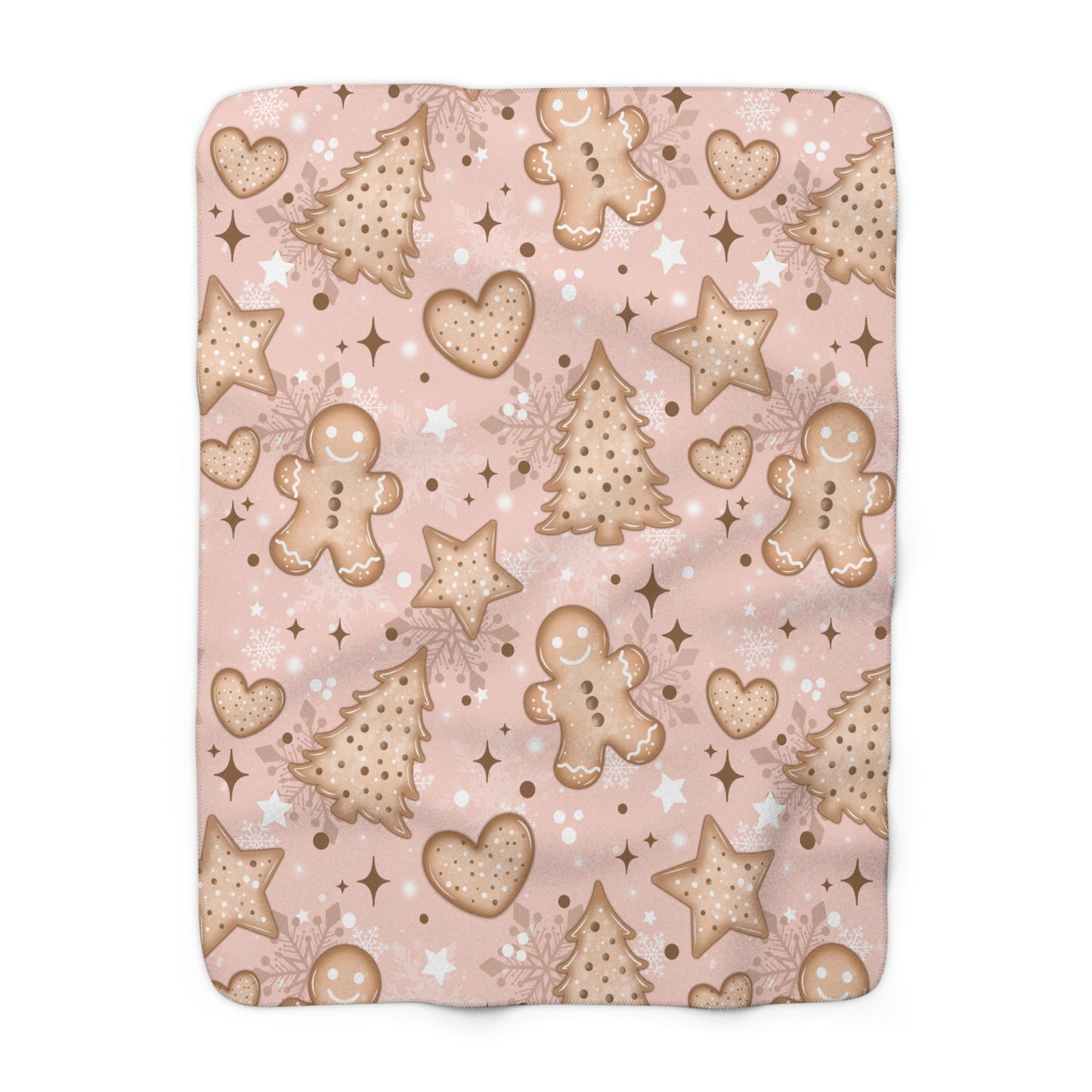 Christmas Cookies Sherpa Fleece Blanket