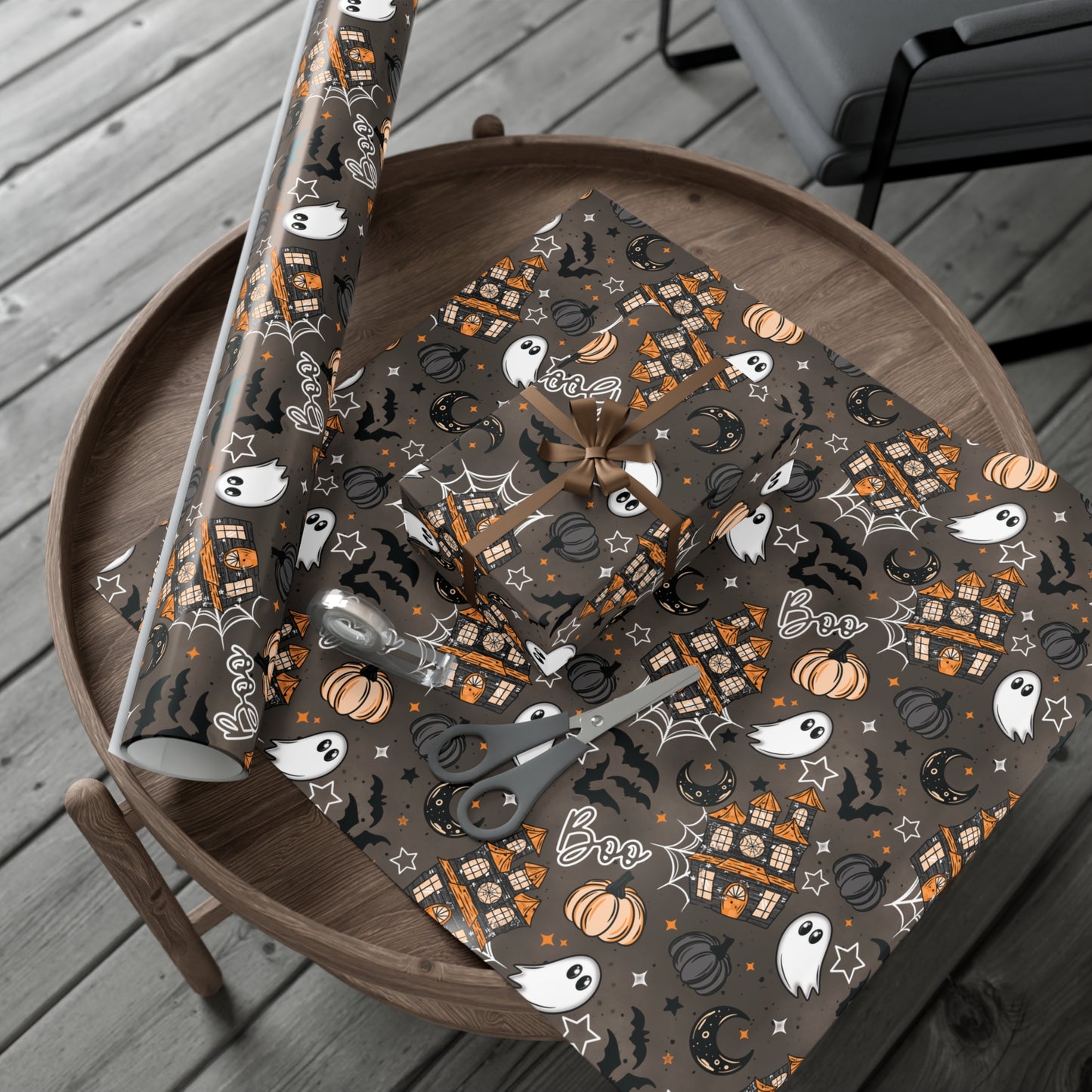 Haunted House Gift Wrap Papers