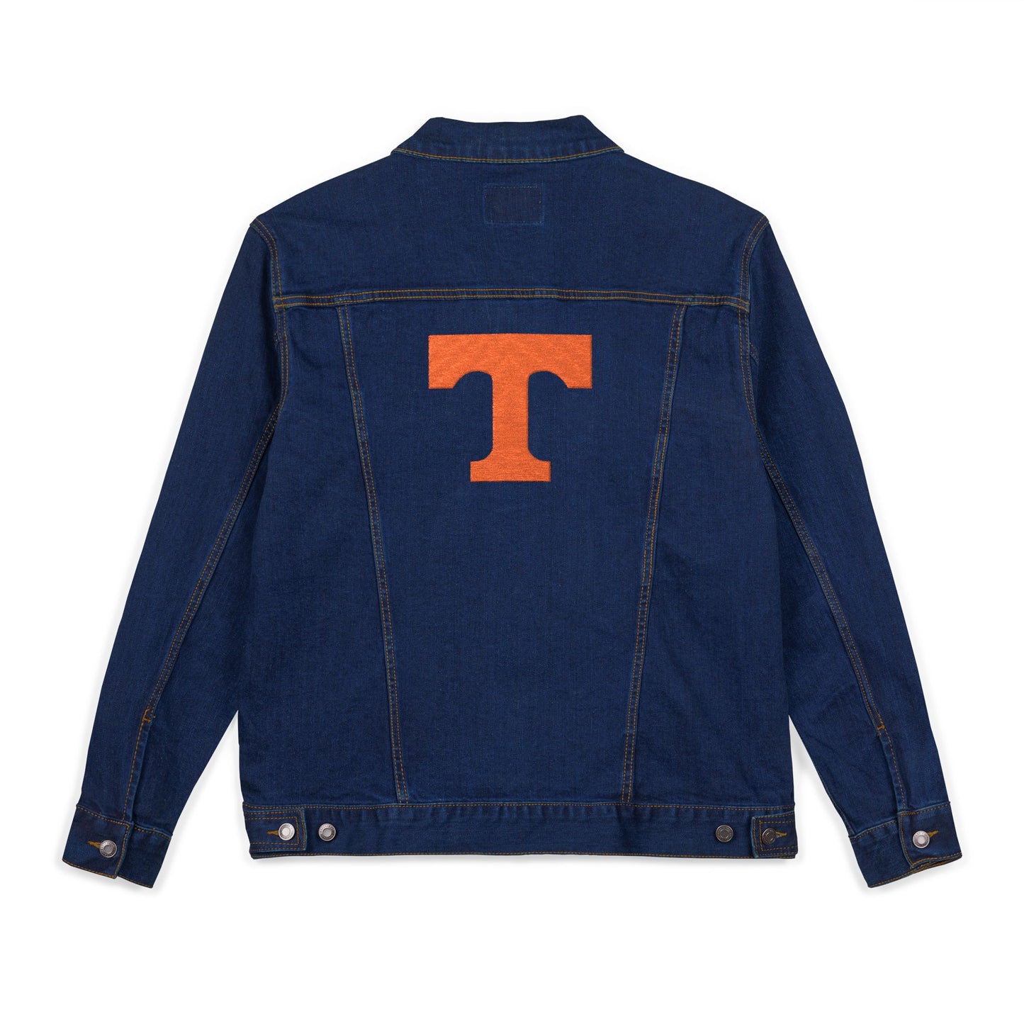 For the Tennessee Fan Denim Jacket, Embroidered Jean Jacket for Newlyweds, Wedding Gift, Casual Style, Custom Denim Outerwear