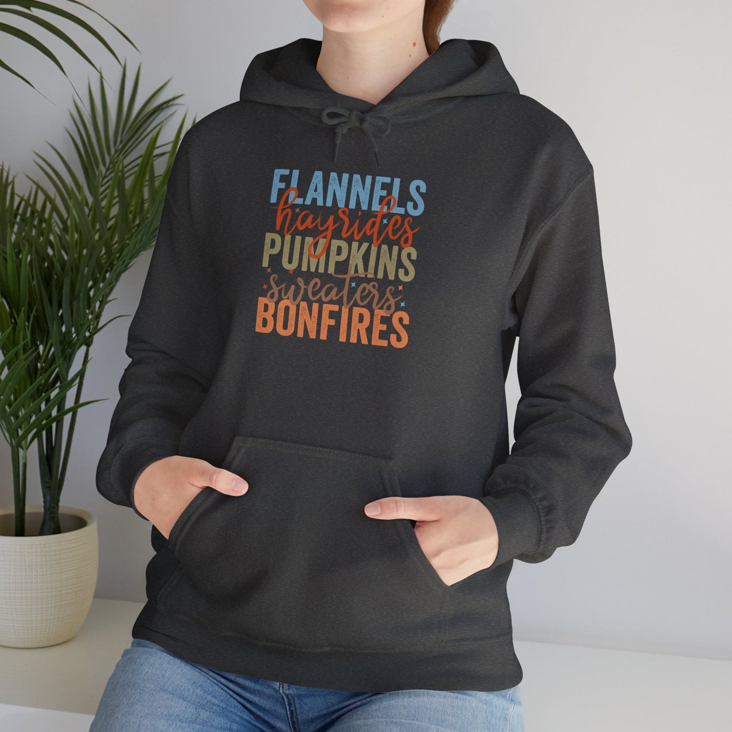 Fall Weather Hooded Sweatshirt