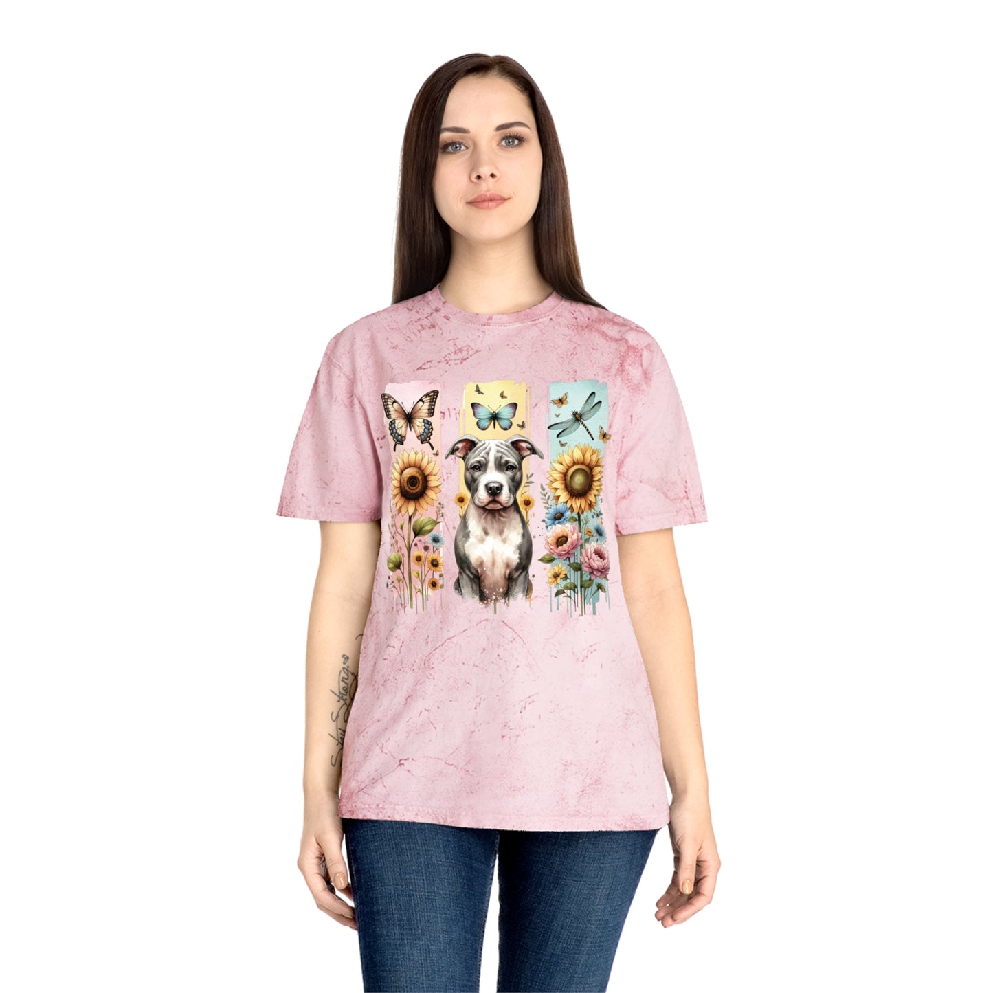 Spring Pittie Color Blast Unisex T-Shirt
