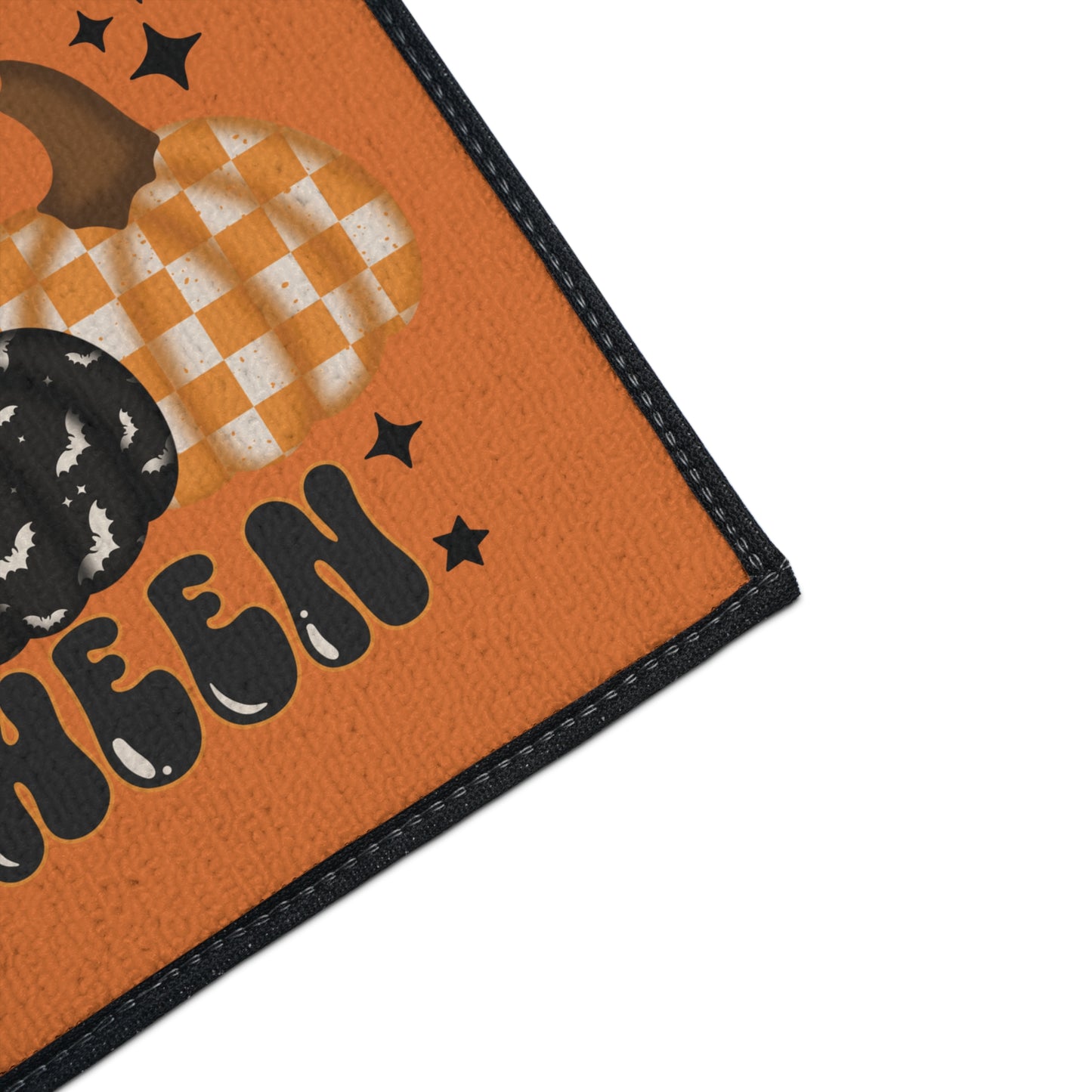 Halloween Pumpkins Floor Mat, Durable Entrance Rug, Autumn Decor, Home Welcome Mat, Pumpkin Welcome Mat, Seasonal Floor Mat