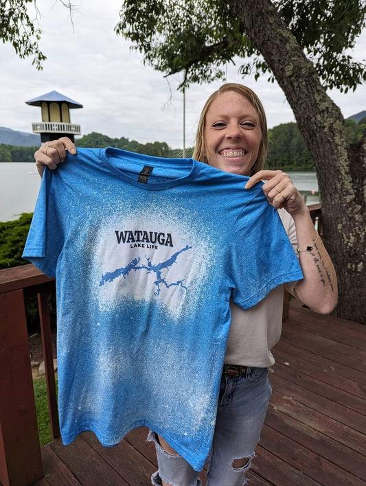 Watauga Lake Living Speckled T-Shirt