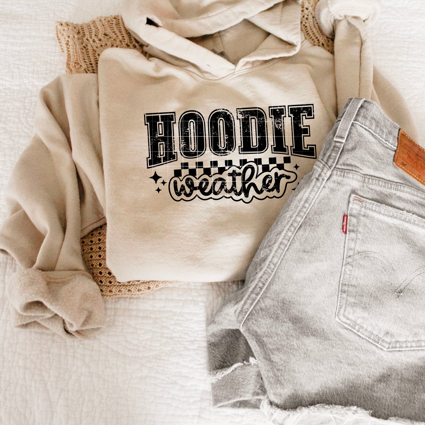 Hoodie Weather Design Only Blk