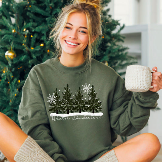 Winter Wonderland Trees Design Only