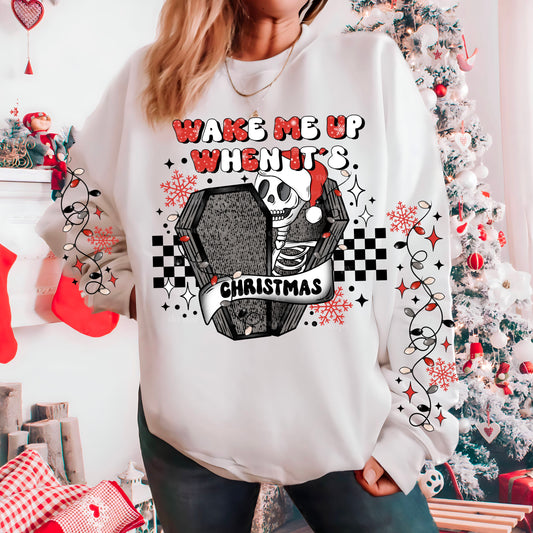 Wake Me Up When It's Christmas Design Only